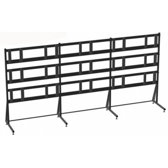 Модульный комплект креплений для видеостены напольного типа; конфигурация 5х3 дисплеев; подходит для дисплеев с диагональю 46, 47, 55, 60" и весом до 85 кг, цвет черный и белый ANTALL N-3X5 Модульный комплект креплений для видеостены напольного типа; конфигурация 5х3 дисплеев; подходит для дисплеев с диагональю 46, 47, 55, 60" и весом до 85 кг, цвет черный и белый ANTALL N-3X5