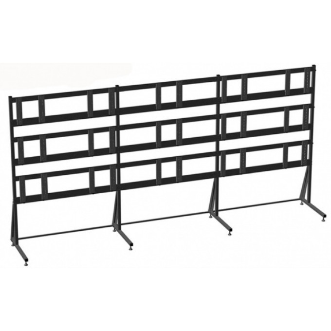 Модульный комплект креплений для видеостены напольного типа; конфигурация 5х3 дисплеев; подходит для дисплеев с диагональю 46, 47, 55, 60" и весом до 85 кг, цвет черный и белый ANTALL N-3X5