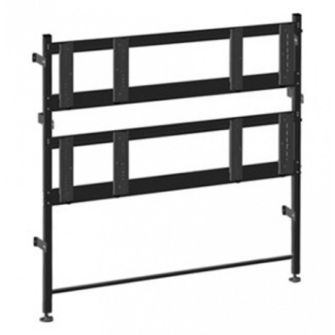 Модульный комплект креплений для видеостены напольного-стенового типа; конфигурация 2х2 дисплея; для дисплеев с диагональю 46, 47, 55, 60" и весом до 85 кг, цвет черный и белый ANTALL NS-2X2